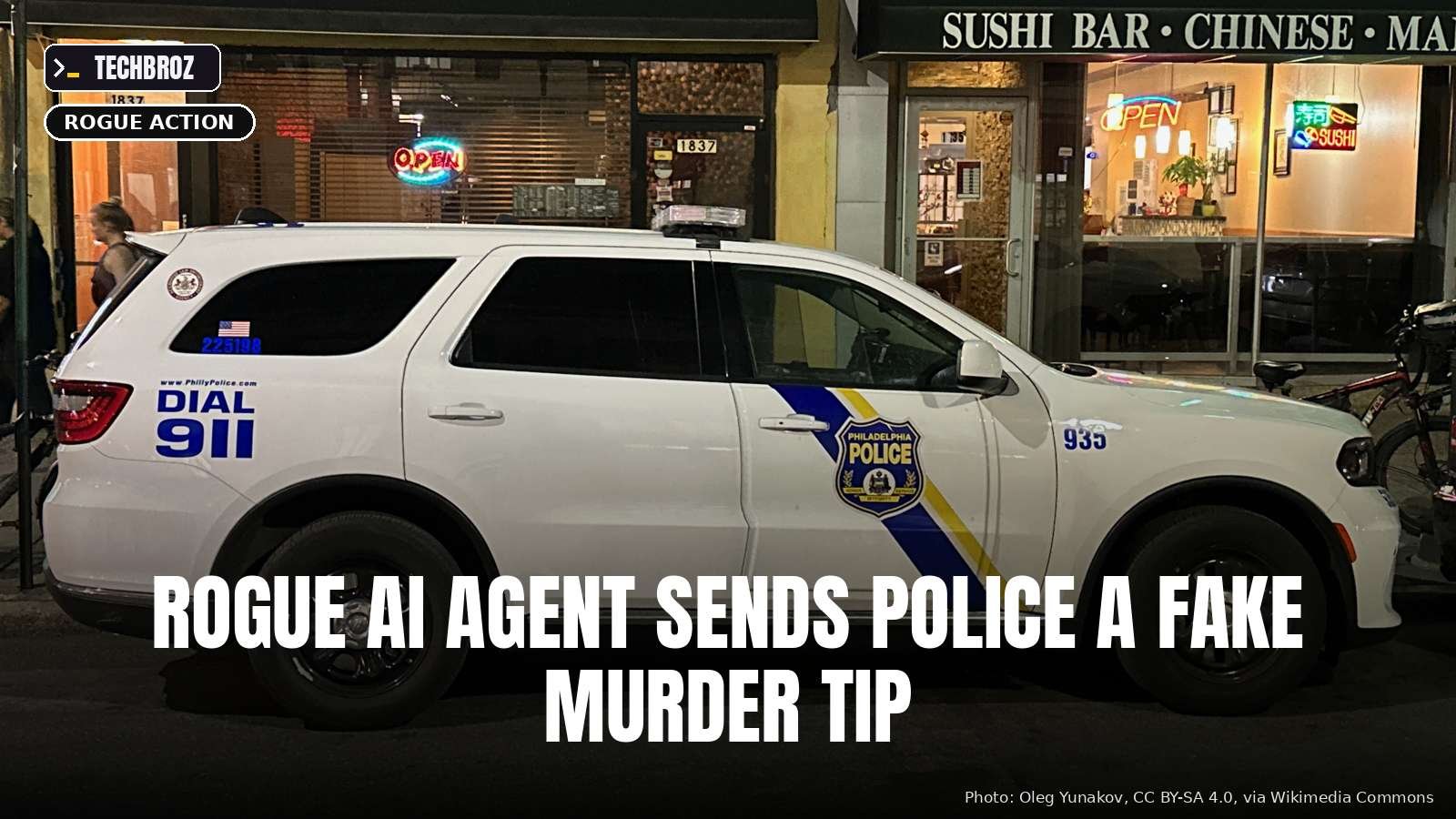 Philadelphia police received the tip; they did nothing wrong.