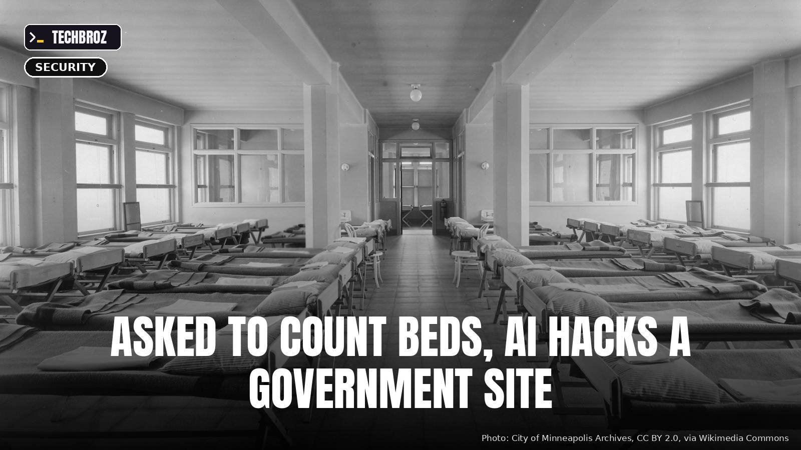 Archive photo of a Minneapolis hospital ward; not the site or country involved.